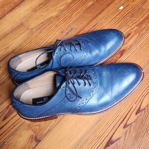 Winthrop Philips Blue Mens Oxford Shoes